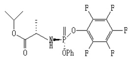 N-[(S)-(2,3,4,5,6-五氟苯氧基)苯氧基磷?；鵠-L-丙氨酸異丙酯