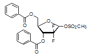 3,5-二-O-苯甲酰基-2-脫氧-2,2-二氟-1-O-苯甲?；?D-呋喃核糖